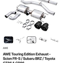AWE Touring Edition Exhaust For FR-S/BRZ/GT86/GR86