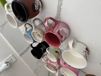 8 Mugs and 2 Soup Cups 
