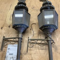 Copper/brass Coachman Wall Lights