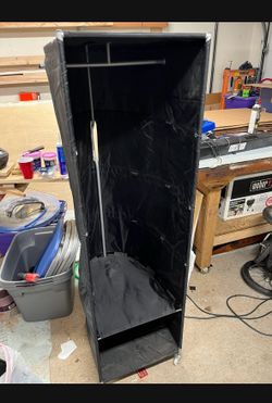 Black Portable Wardrobe