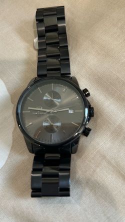 Cheetah Black Chronograph Watch with Box