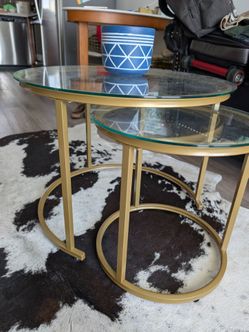Nesting Coffee Table Set of 2