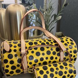 Vintage Poka Dot Bag