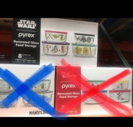 Pyrex Mandalorian Star Wars The Child Baby Yoda Collectible NEW Food Container Storage