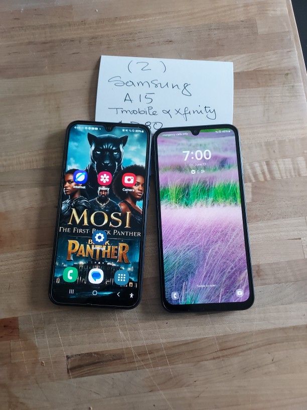 (2) A15. XFINITY & TMOBILE