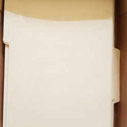 Manila file folders 1/3 cut legal size