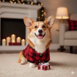 Pet Holiday Pajama Size S