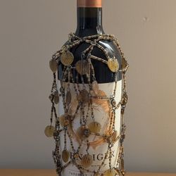 Beaded Wine Bottle Cover