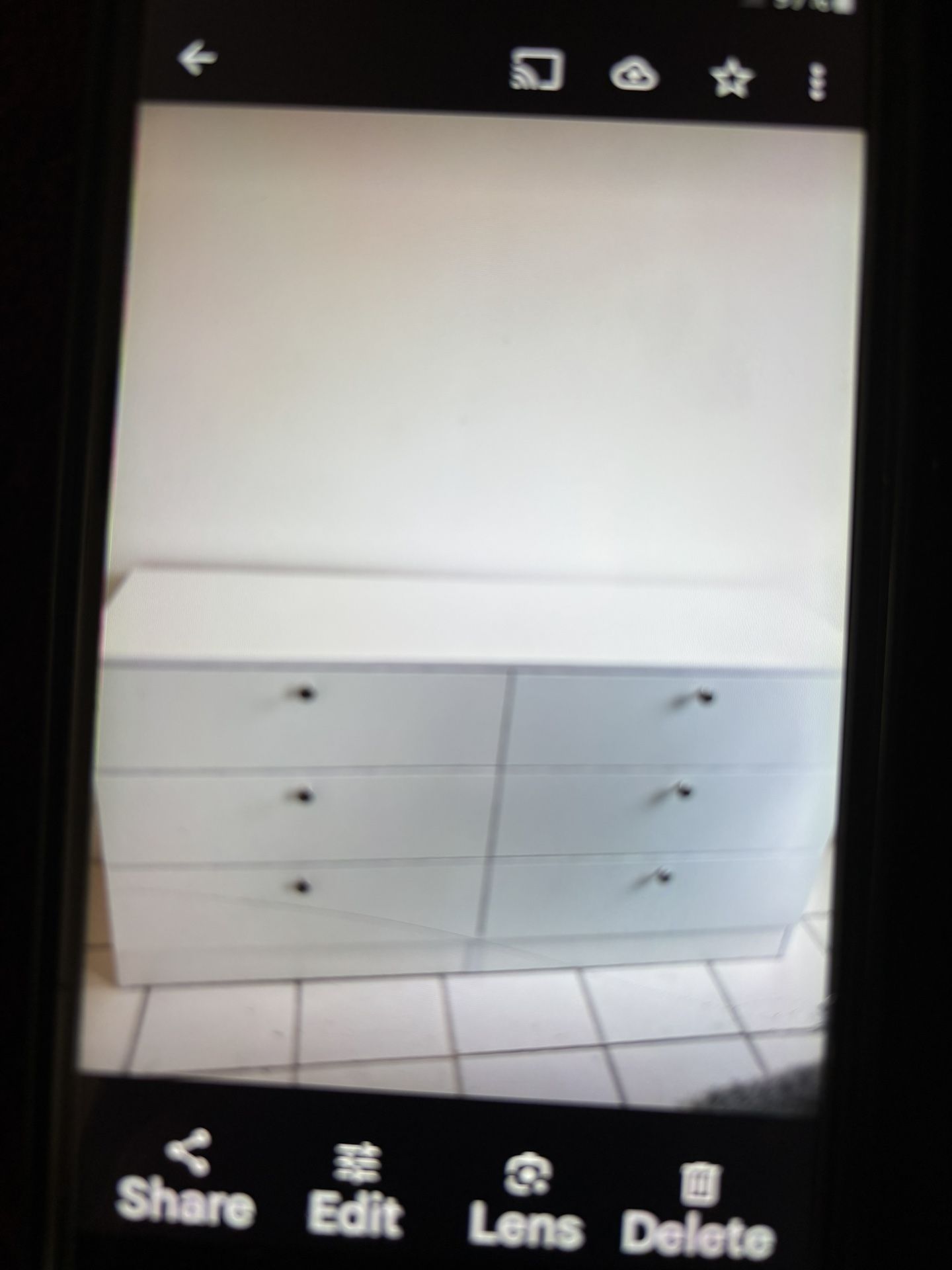 New Factory Built, 6 Drawer Dresser. Available In White, Black Or Cappuccino. $175