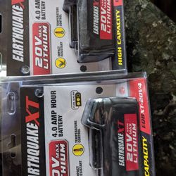 EARTHQUAKE XT 20 V Lithium, 4 AMP