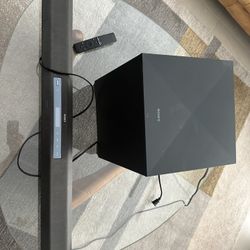 Sony Sound Bar And Subwoofer