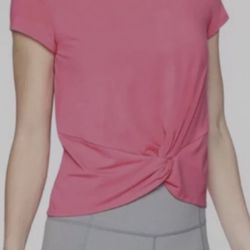 Athleta Twist Front Charcoal Size Medium Like New 