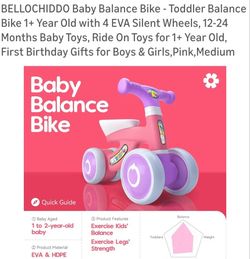Baby-Toddler Balance Bike