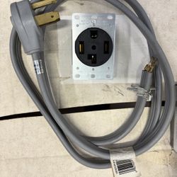 3 Pole 30A 120/240V Leviton Outlet And cord Set 