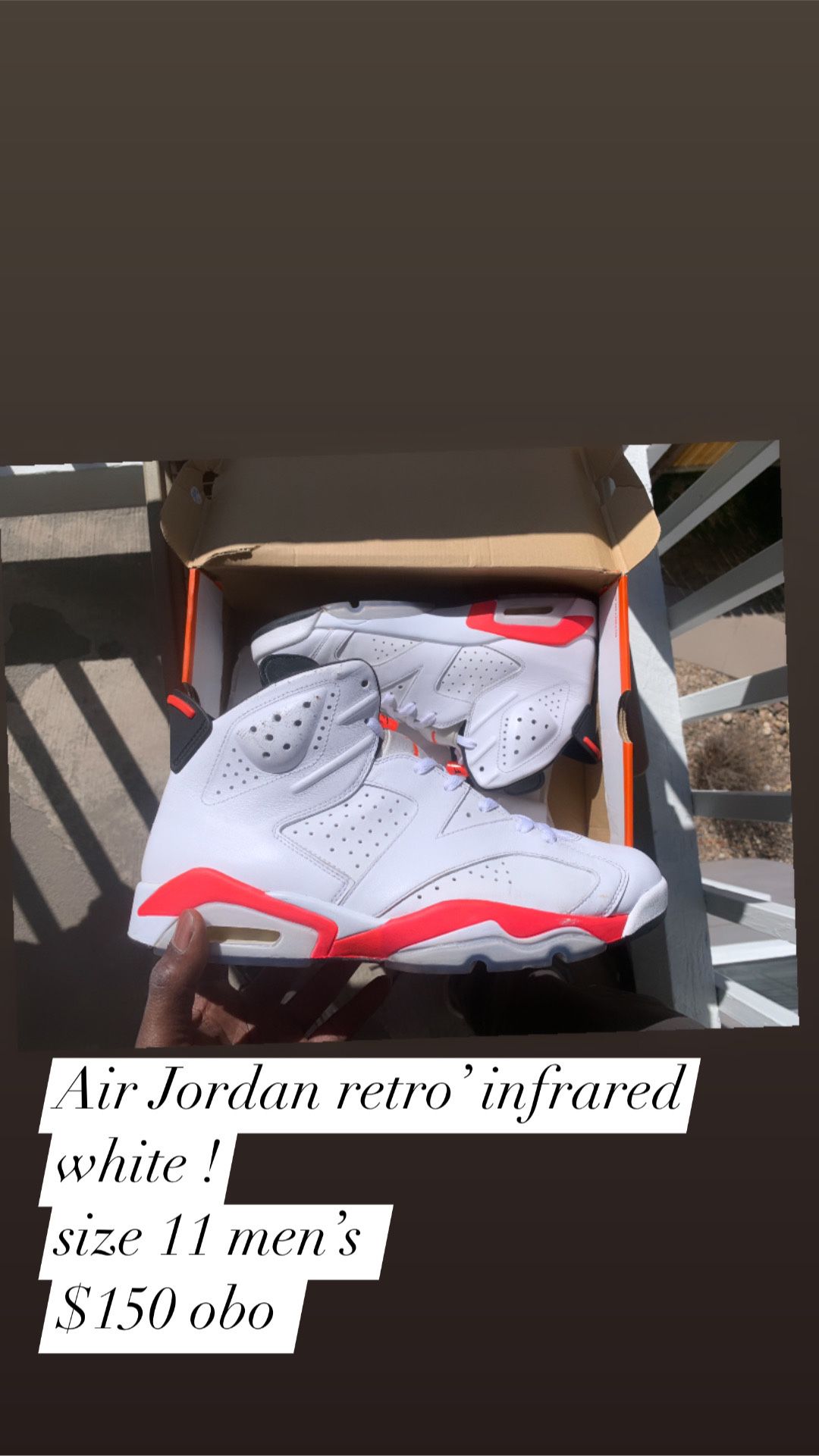 Air Jordan 7 Retro’ Infrared White 