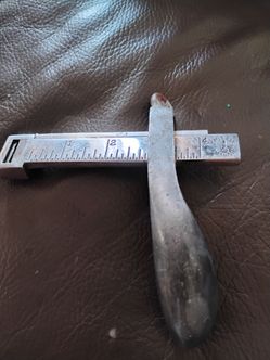 Vintage Leather Strap Cutter