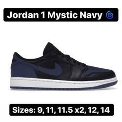 Jordan 1 Mystic Navy