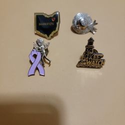 4 Different Pins New N Used Lot TTT 777