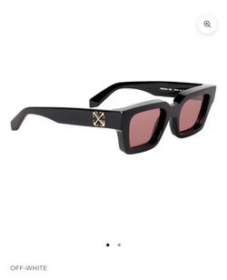 Off-White Virgil Black Red Sunglasses