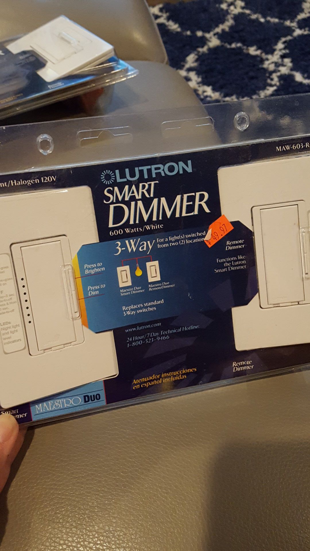 Lutron new 3 way smart dimmers