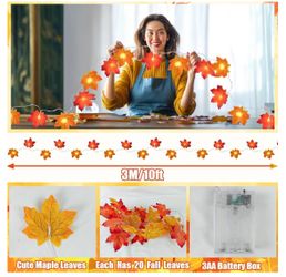 New Fall Garland 10 Feet Each