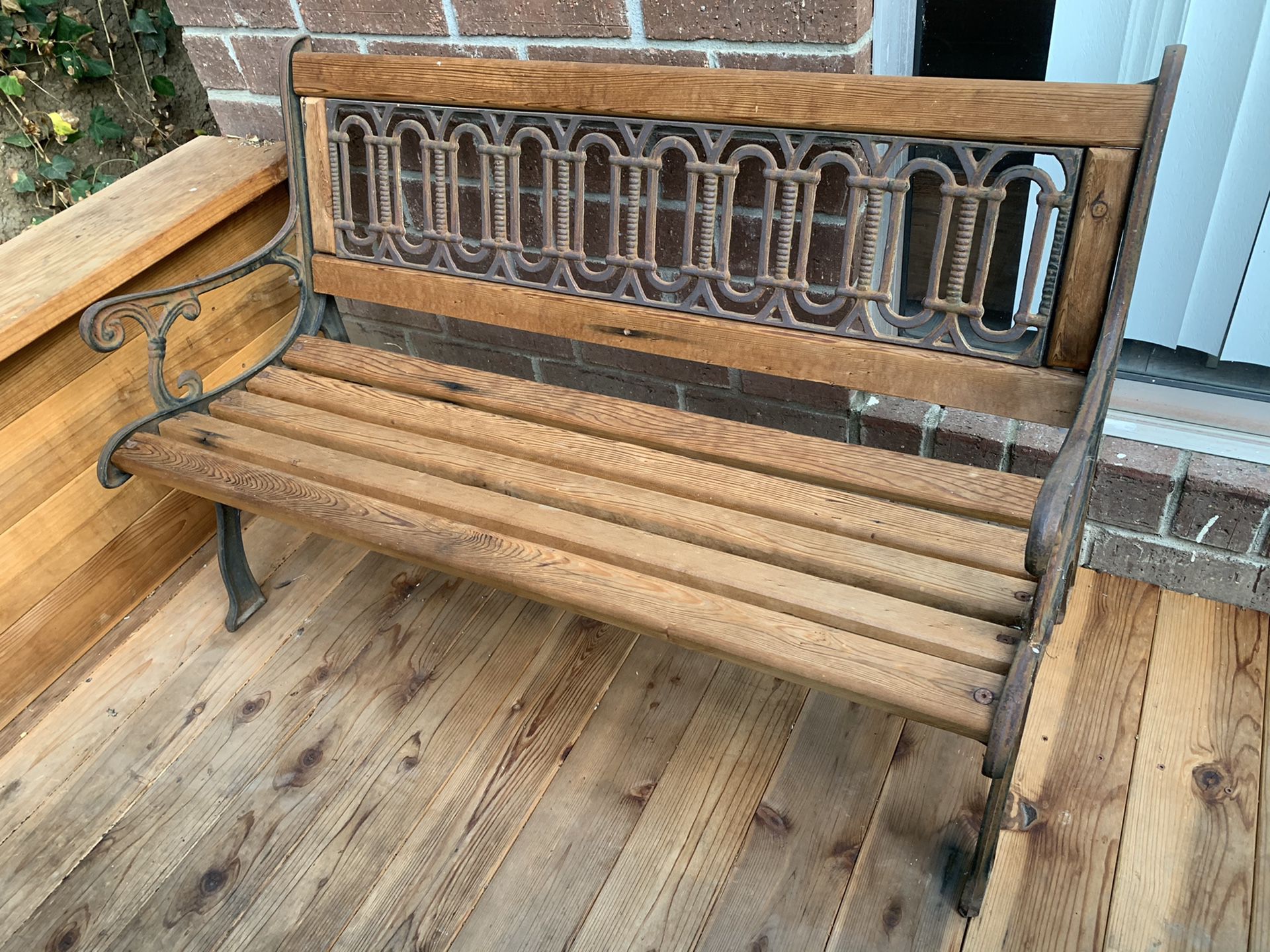 Outdoor Woden bench