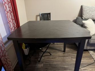 Grey Table And Four Chairs