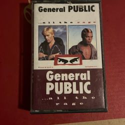 General Public Cassette Tape/  all The Rage