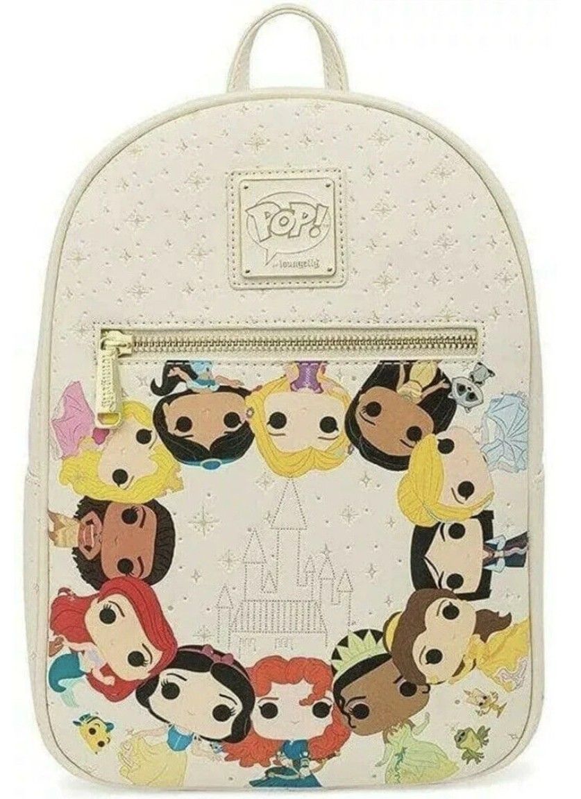 LOUNGEFLY Pop! by Loungefly Disney Princess Circles Mini Backpack
