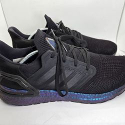 adidas Ultraboost 20 x ISS US National Lab Shoes Men's 12 Black Running Sneakers