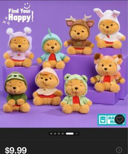 Disney Winnie the Pooh Woodland Hunnys Mystery Plush