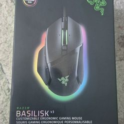 Razer Basilisk V3 Gaming Mouse – Ergonomic, Customizable RGB, New in Box