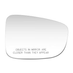 FLAT SIDE MIRROR GLASS PASSENGER RIGHT COMPATIBLE WITH MAZDA 3 6 2017-2018, WITH HEATED GLASS WITHOUT BLIND SPOT JAPAN BUILT, OEM-MG-0838, MA1325125