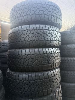 4 used tires 285/70r17 Falken walpeack AT4 🤑free installation and balance ‼️👌financing available