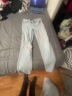 light blue hollister jeans