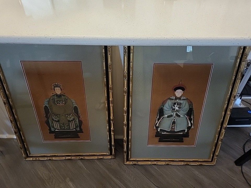 Set Of Artwork Qing Dynasty