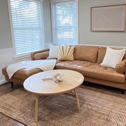 Natural Round Coffee Table