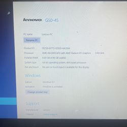 Lenovo G50-45 Laptop