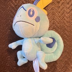 Pokemon Wicked Cool Toys WCT Sobble Plush Stuffed Animal Toy 2019 Blue Yellow