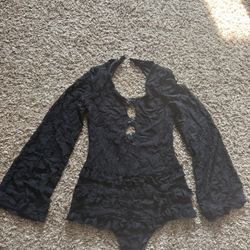 Cute Black Romper 