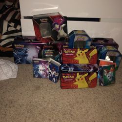 Empty Pokémon Tins