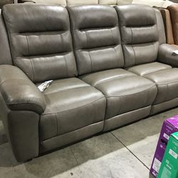 Leather Power Sofa