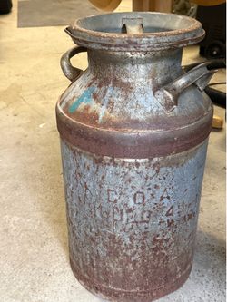 Old milk jug