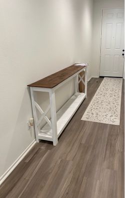 Long entry way table