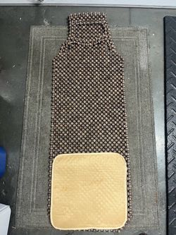Walnut wooden bead seat cover
