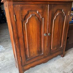 Antique Wooden Cabinet By Guildmaster