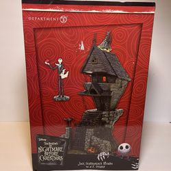 Dept 56 Disney JACK SKELLINGTON'S HOUSE 2 Pc Nightmare Before Christmas (contact info removed)
