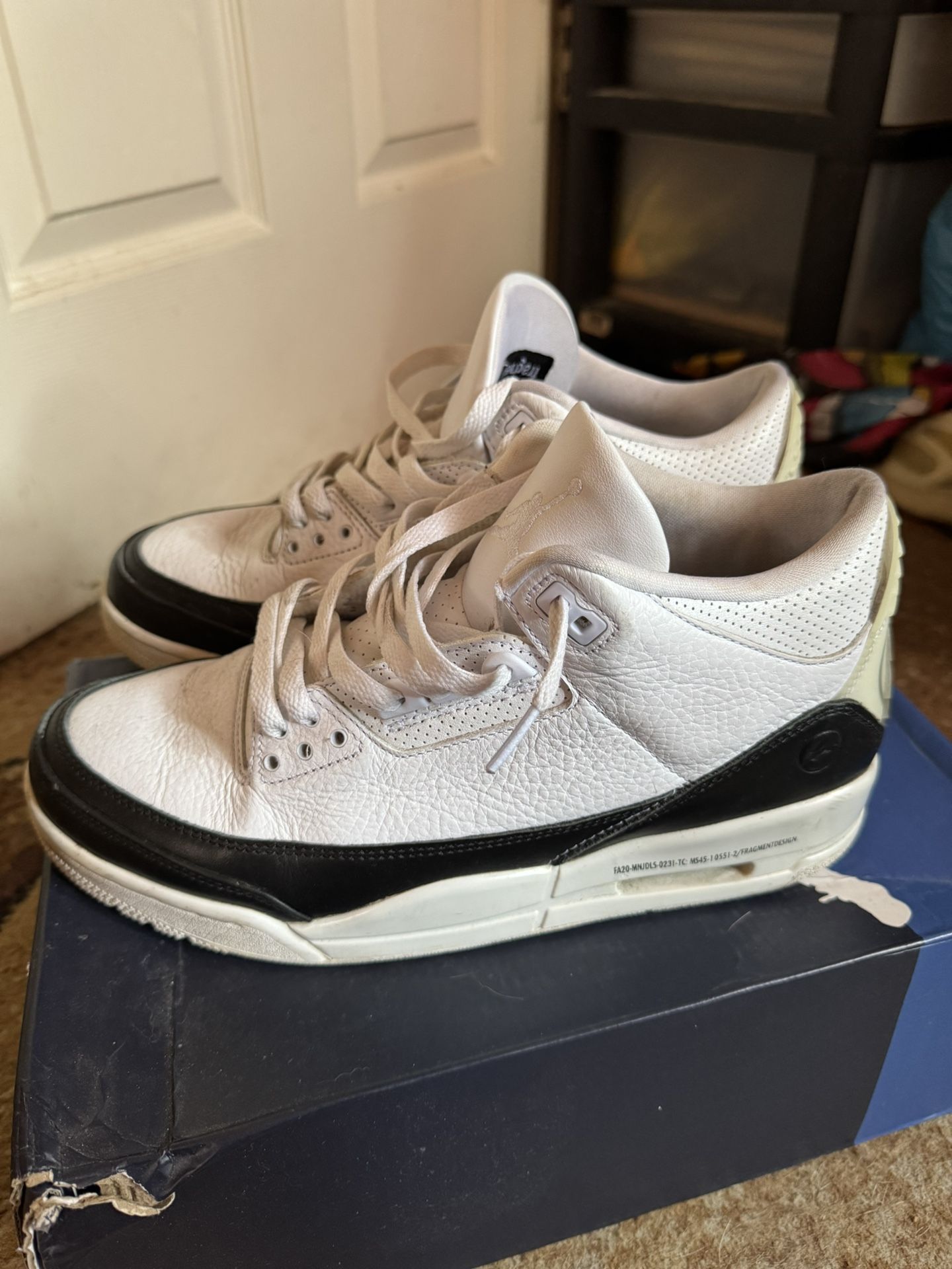 Jordan 3 Fragment (With Box ) Size 10
