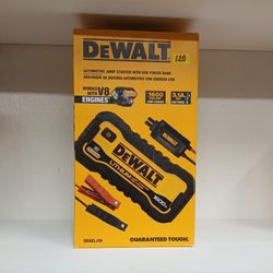 Dewalt. New Automotive Jump Starter With USB Power Bank 