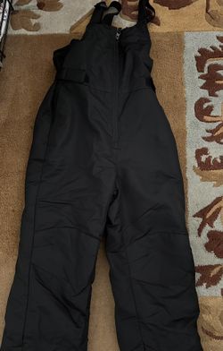 Swiss Tech Snow Bib Black Size 6-6x